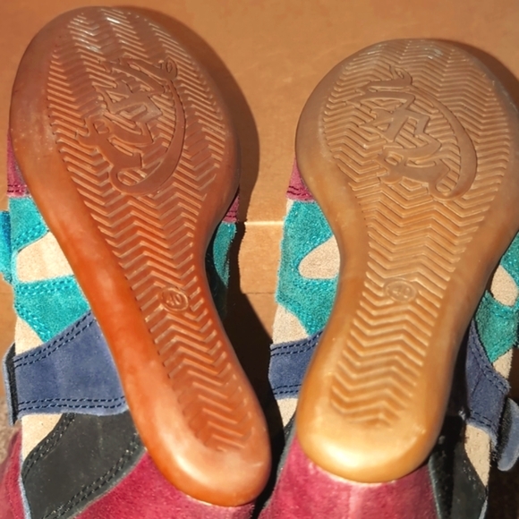 Ash High Top Platform Sneakers Wedges Size 40 9 EUC - Picture 9 of 11